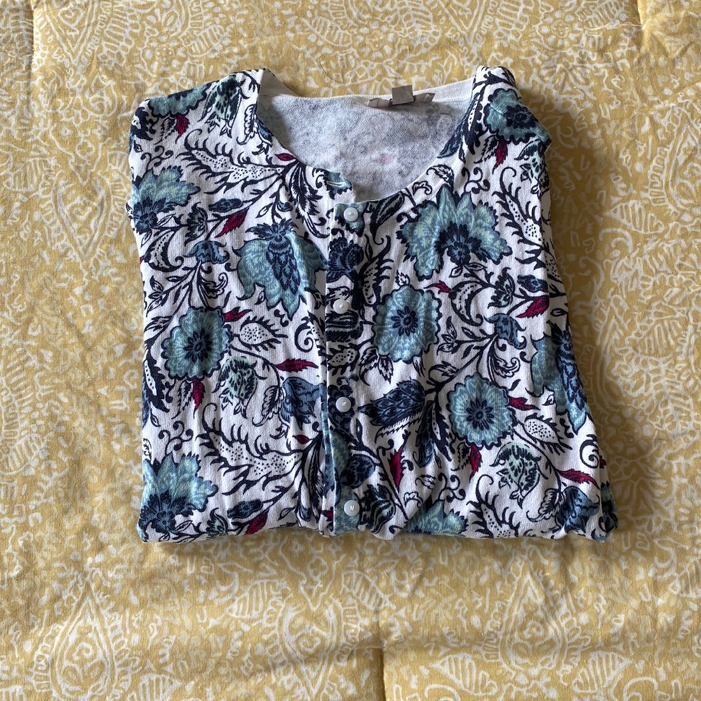 Loft Patterned Cardigan - XL